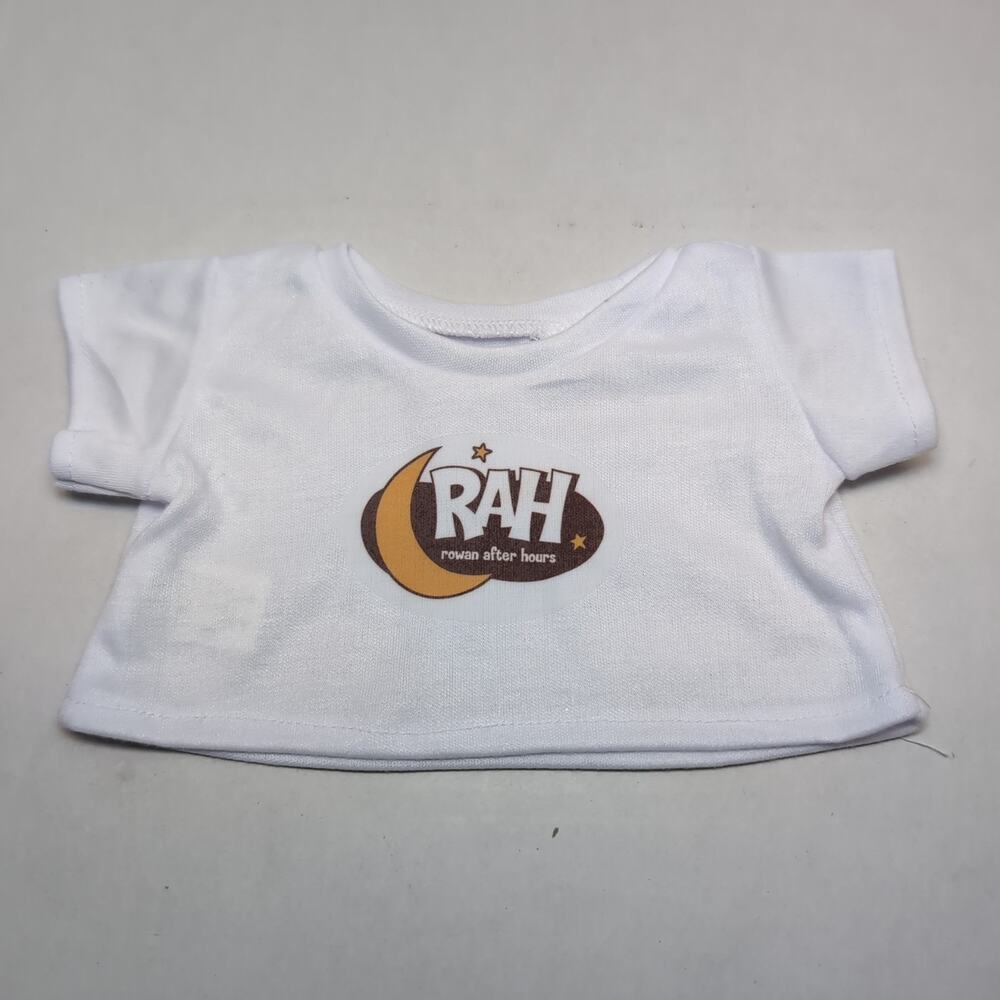 Rowan After Hours Doll Bear Shirt Top University RAH Student Activities NJ